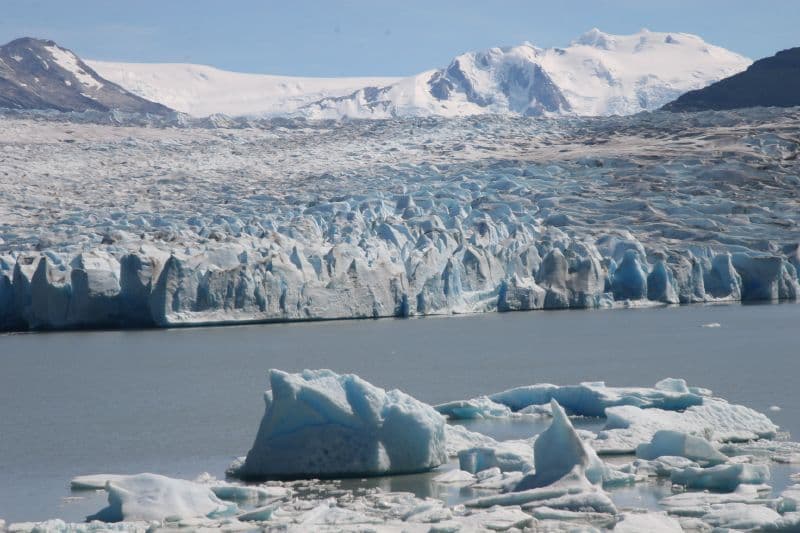Grey Glacier sailing